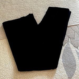 EUC BLACK VELVET WHBM PANTS